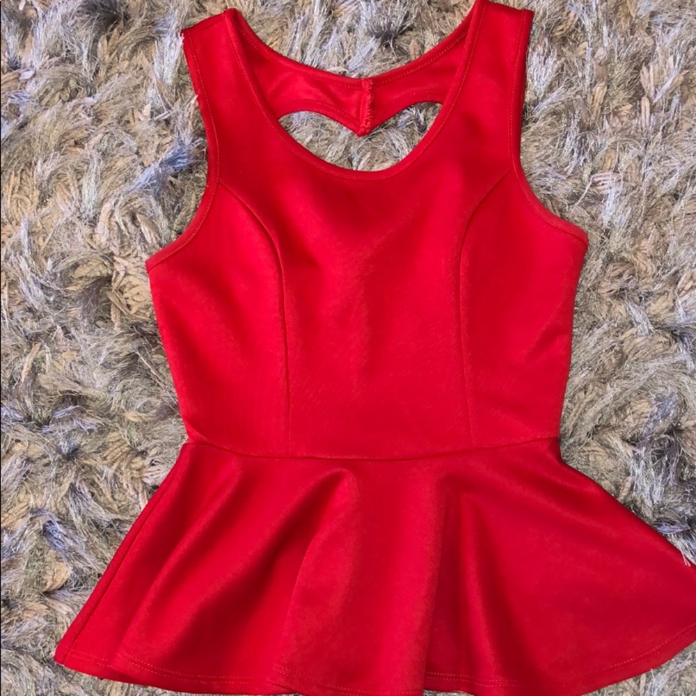 Beautiful red top